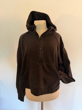 lululemon athletica Women's Oversized Half-Zip Hoodie - Black